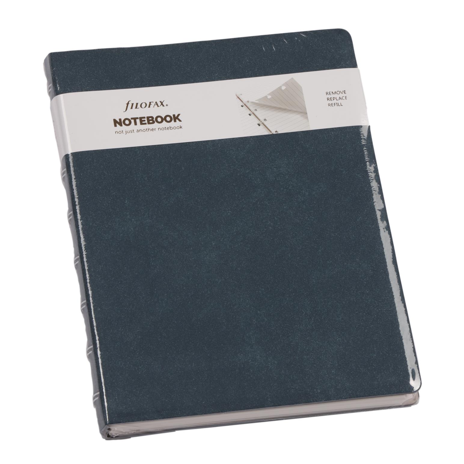 Filofax A5 Notebook Architex - Blue Suede
